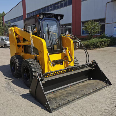 Skid Steer Loader با لوازم جانبی مختلف