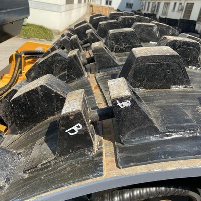 دستگاه غلتک جاده ویبره 12 تن غلتک دو درام ارتعاشی الکترونیکی