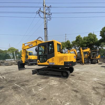 بیل مکانیکی خزنده کوچک زرد بیل مکانیکی هیدرولیک فشرده با موتور یانمار