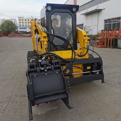 تعمیر و نگهداری آسان لودر فرمان کوچک OEM Mini Skid Steer Loader