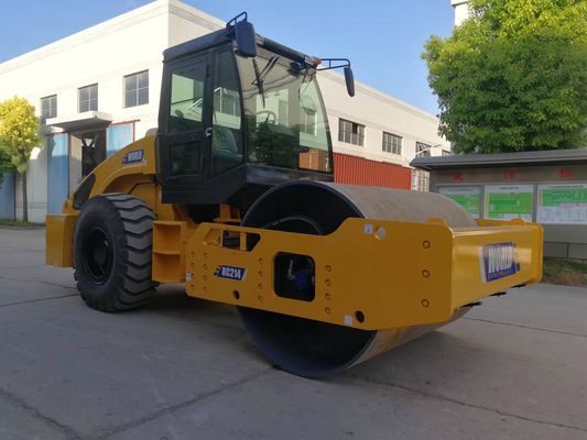 دو درام ارتعاشی جاده غلتک سنگین وظیفه راه رفتن پشت غلتک ویبراتوری