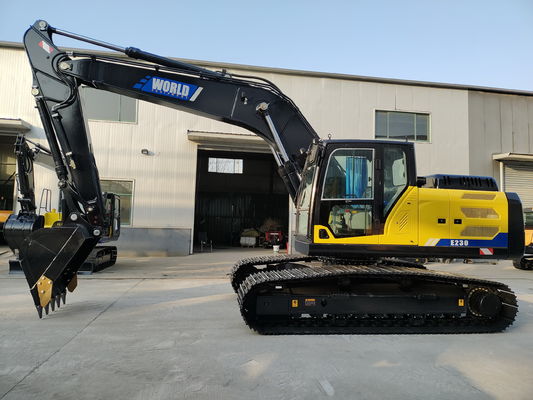 بیل مکانیکی خزنده هیدرولیک موتور کامینز 1cbm 22 تن 9-11m حداکثر. حفاری کارهای شهرداری رادیوس