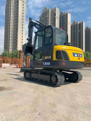 سطل بکهو بیل مکانیکی خزنده کوچک 0.2 Cbm برابر با Komatsu PC60