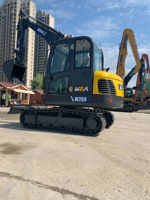 سطل بکهو بیل مکانیکی خزنده کوچک 0.2 Cbm برابر با Komatsu PC60