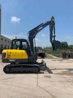 مینی بیل مکانیکی خزنده 5.8*2.0*2.1m حداکثر. Digging Radius 6.1m مشابه کوماتسو PC60