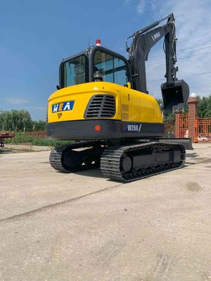 مینی بیل مکانیکی خزنده 5.8*2.0*2.1m حداکثر. Digging Radius 6.1m مشابه کوماتسو PC60