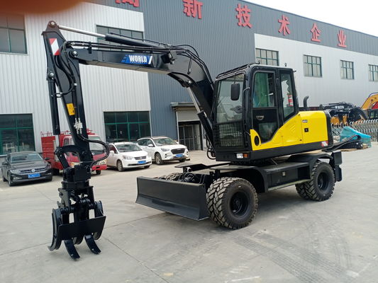 0.2-0.6cbm باکت چرخ خزنده لودر 10-12rpm Grapple Clamp Orchards Municipal