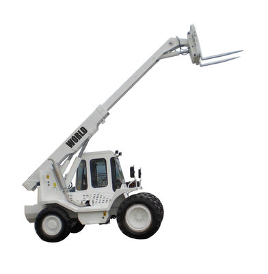 دسته تلسکوپی موتور دیزلی EPA 4 چرخ محرک لیفتراک 4WD تلسکوپی بار 2.5T