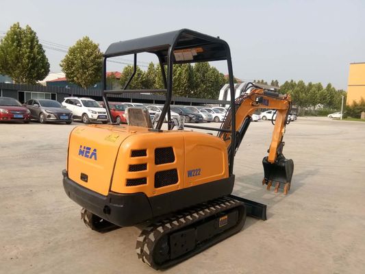 مینی کاوشگر کوچک با عمق برش تیغه 310mm 2200kg سطل 0.1-0.3cbm
