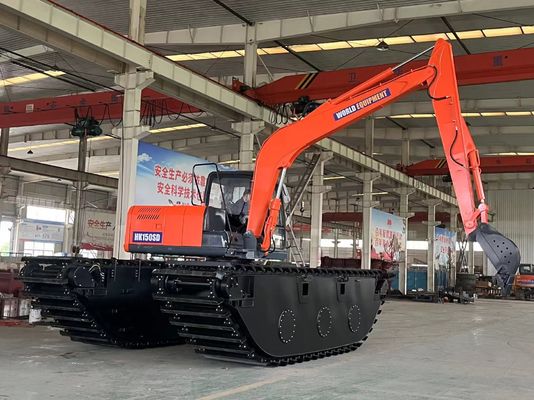 جهان حفاری آمفیبی HK150SD با 0.25 تا 0.5 M3 ماشین تمیز کردن رودخانه