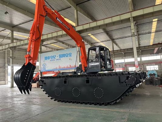 جهان حفاری آمفیبی HK150SD با 0.25 تا 0.5 M3 ماشین تمیز کردن رودخانه