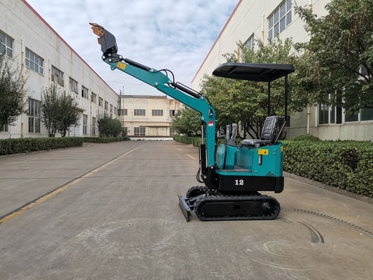 مینی Excavator 0.025 M3 وزن عملیاتی 1000kg قیمت بسیار پایین برای باغ یا پارک