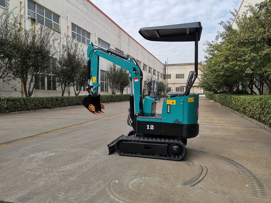 مینی Excavator 0.025 M3 وزن عملیاتی 1000kg قیمت بسیار پایین برای باغ یا پارک