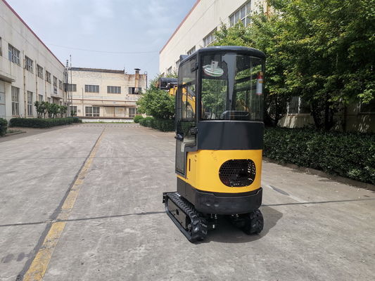 مینی Excavator 0.02 به 0.5 M3 وزن عملیاتی 1000kg لاستیک یا فولاد