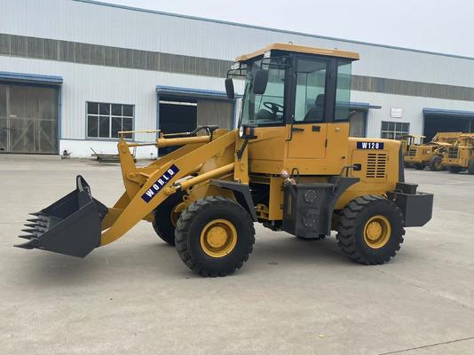 لودر جلو W120 وزن عملیاتی 2 تن برای کشاورزی معدن سطل 0.6 متر مکعب 0.8 متر مکعب