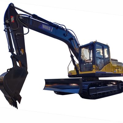 بیل مکانیکی خزنده هیدرولیک 0.6 متر مکعب قابلیت اطمینان بیل مکانیکی ریل لاستیکی