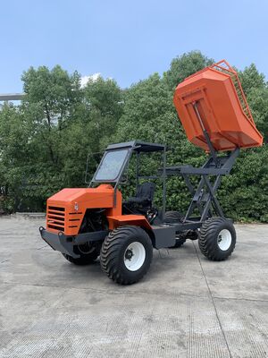 عملیات شیب 35HP تراکتور روغن نخل 10-16.5 لاستیک های شناور گسترده 4WD برای مزارع تپه